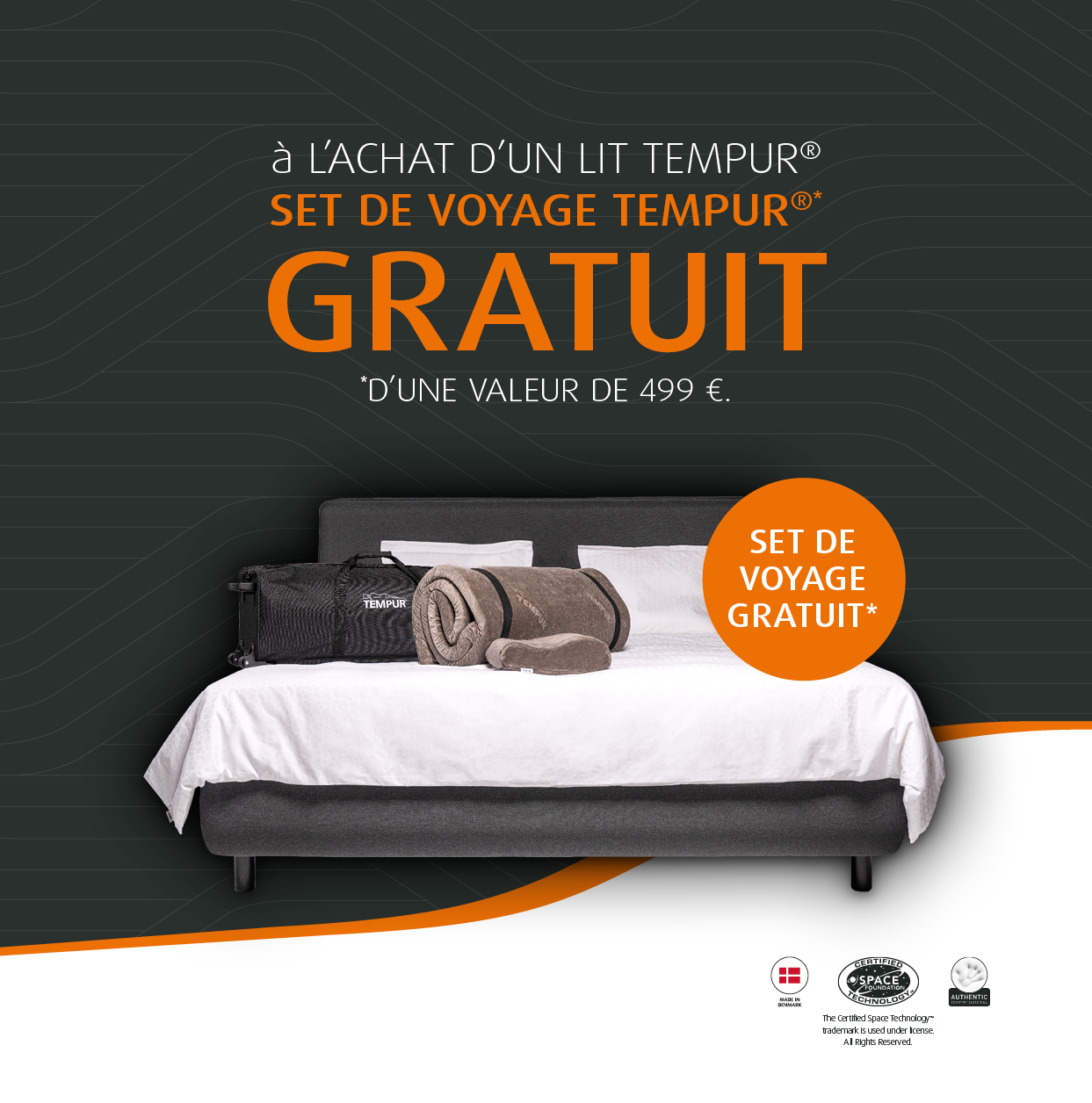 Promotion TEMPUR Univers Du Sommeil